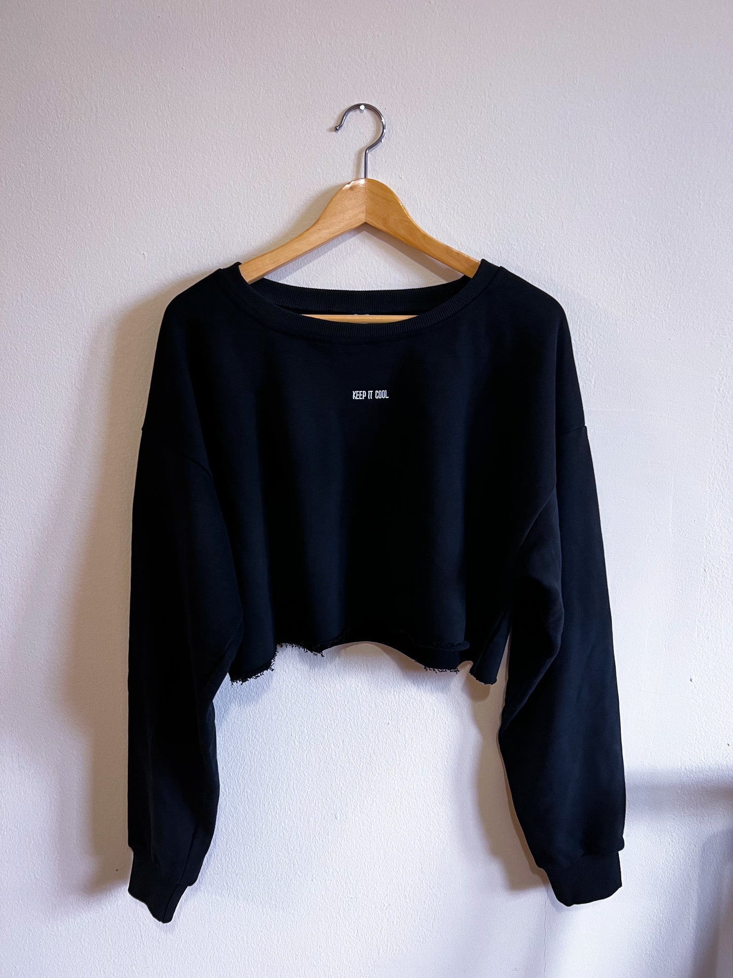 Scoop Neck Cropped Sweater