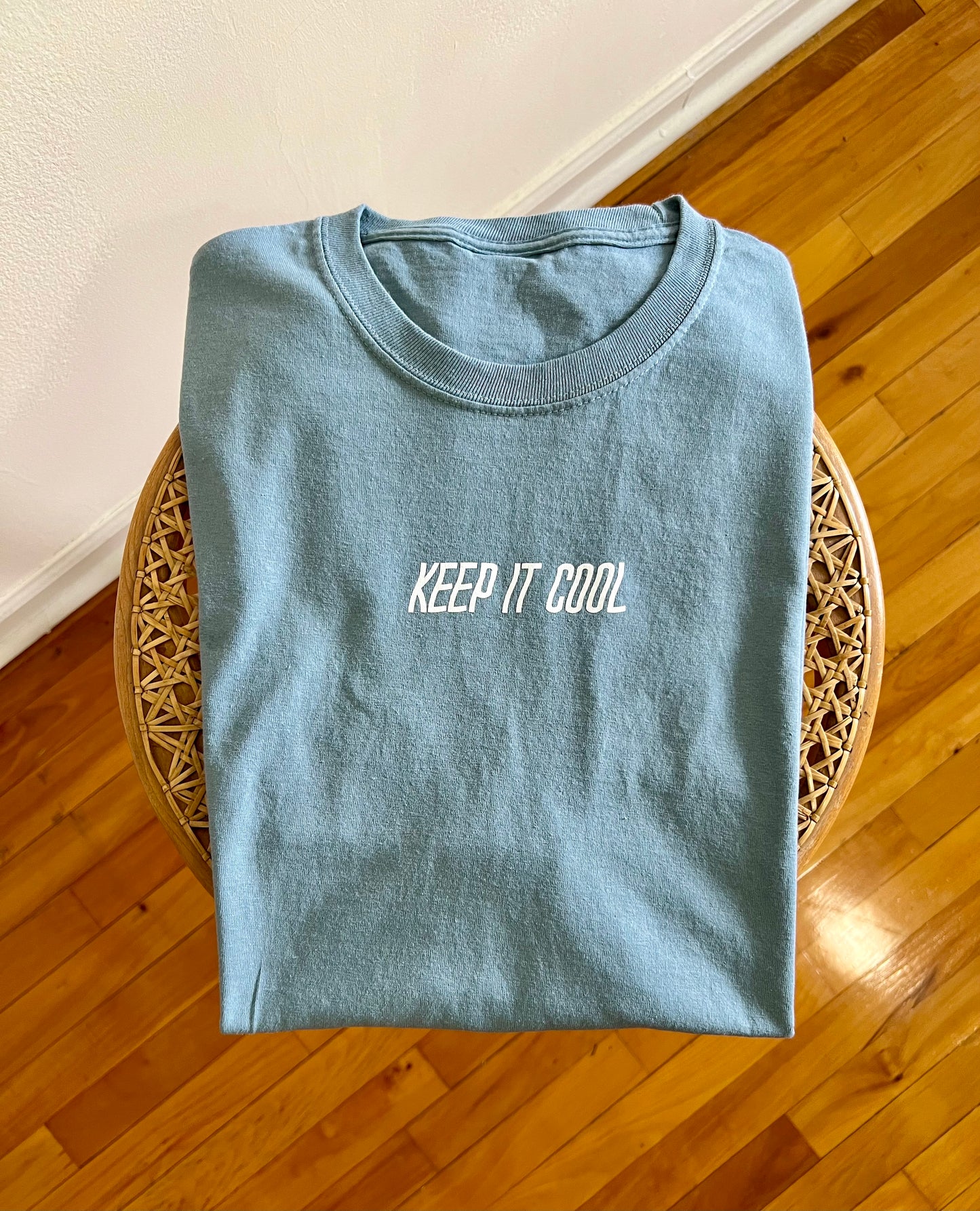 Stonewashed Blue Tee