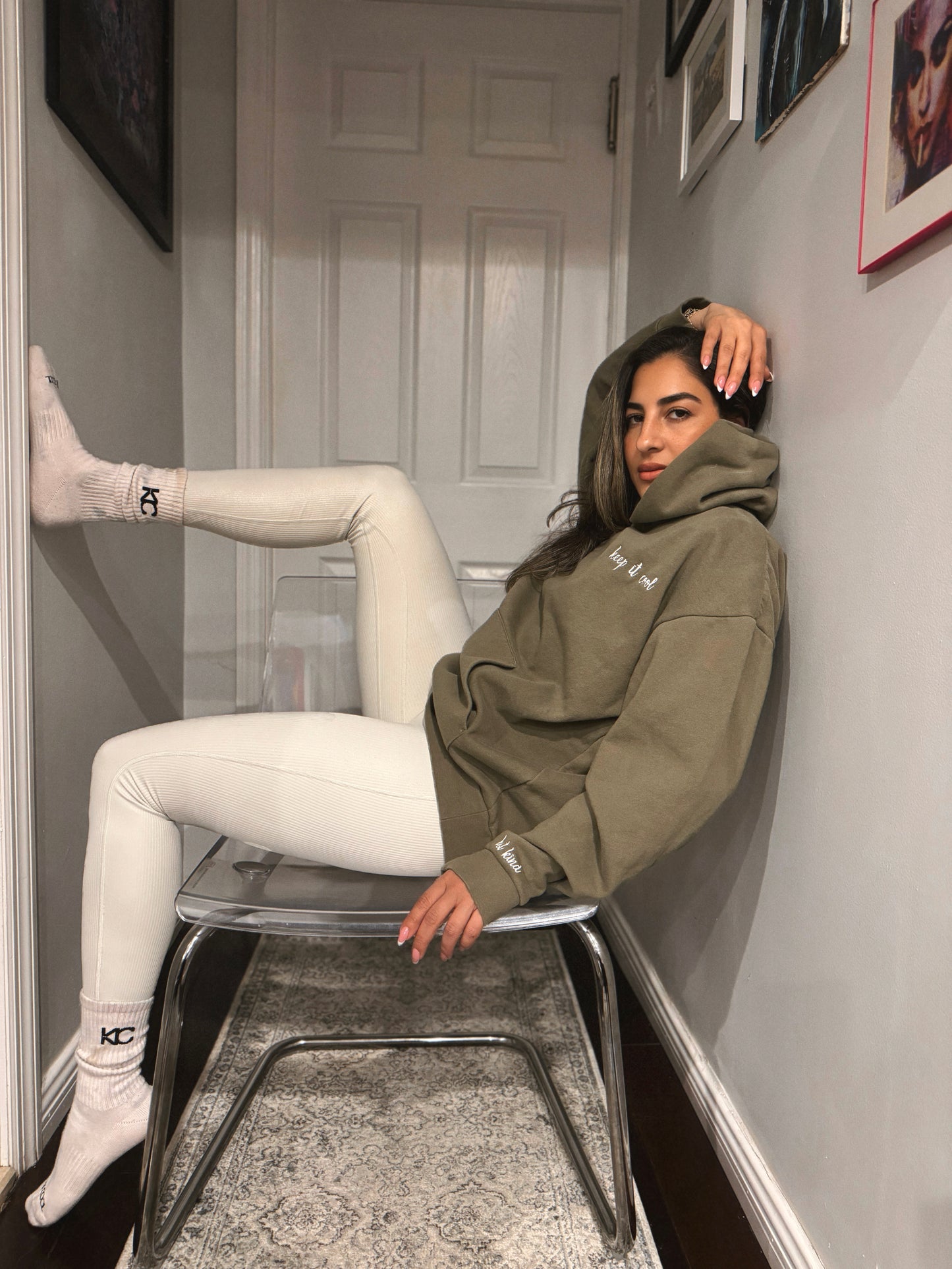 Olive Green Hoodie