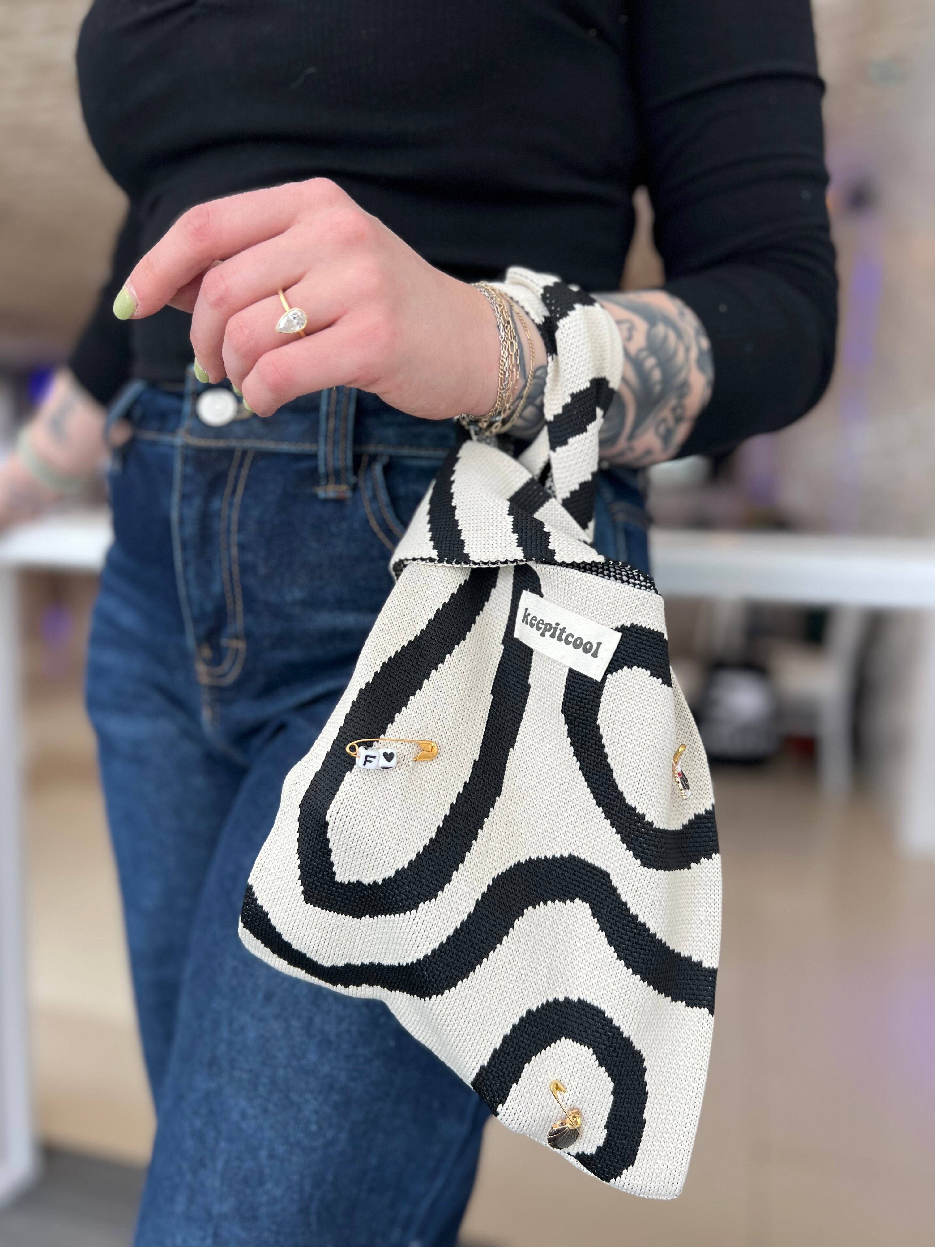 Follow The Lines Handbag