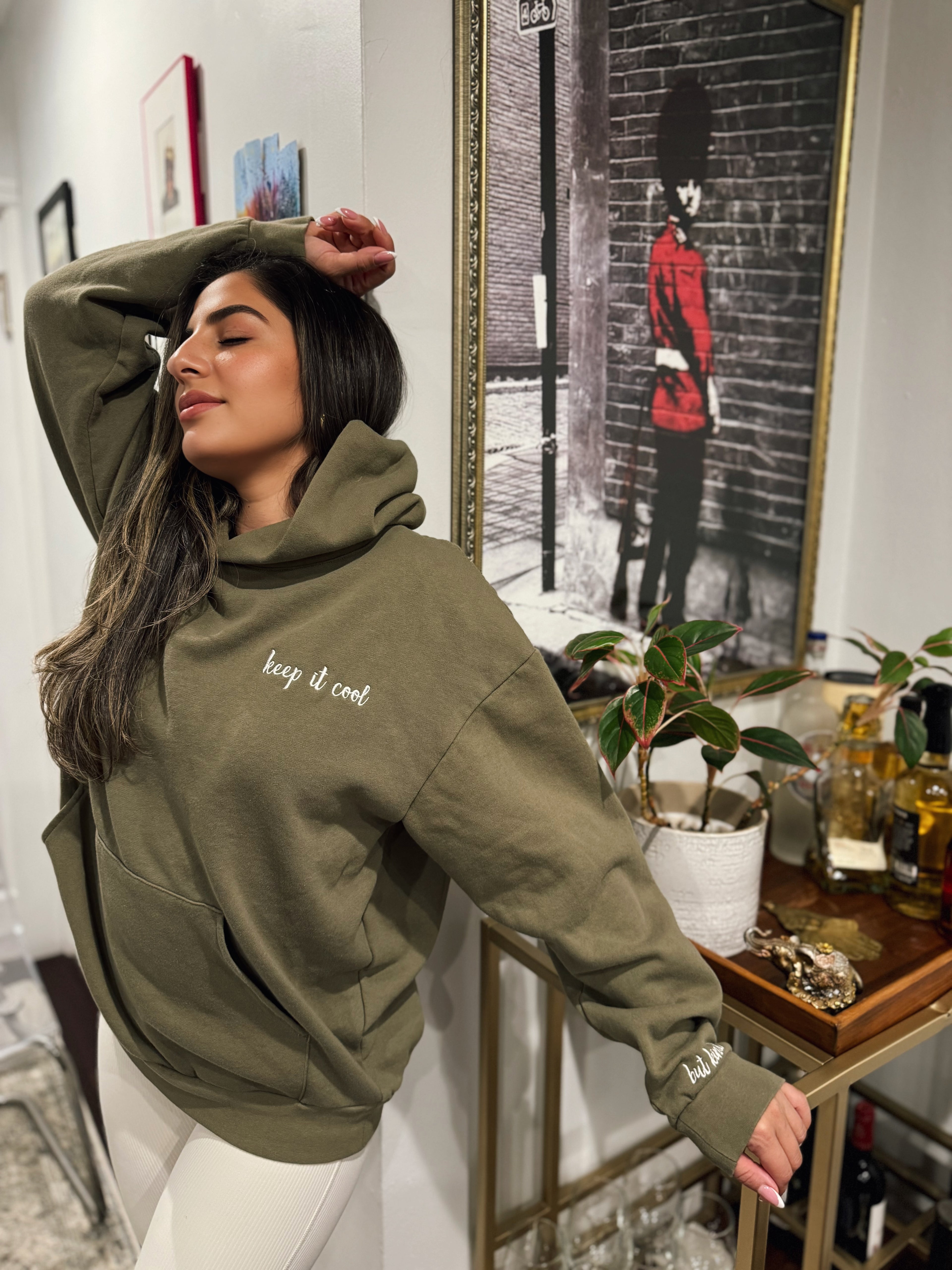 Olive Green Hoodie
