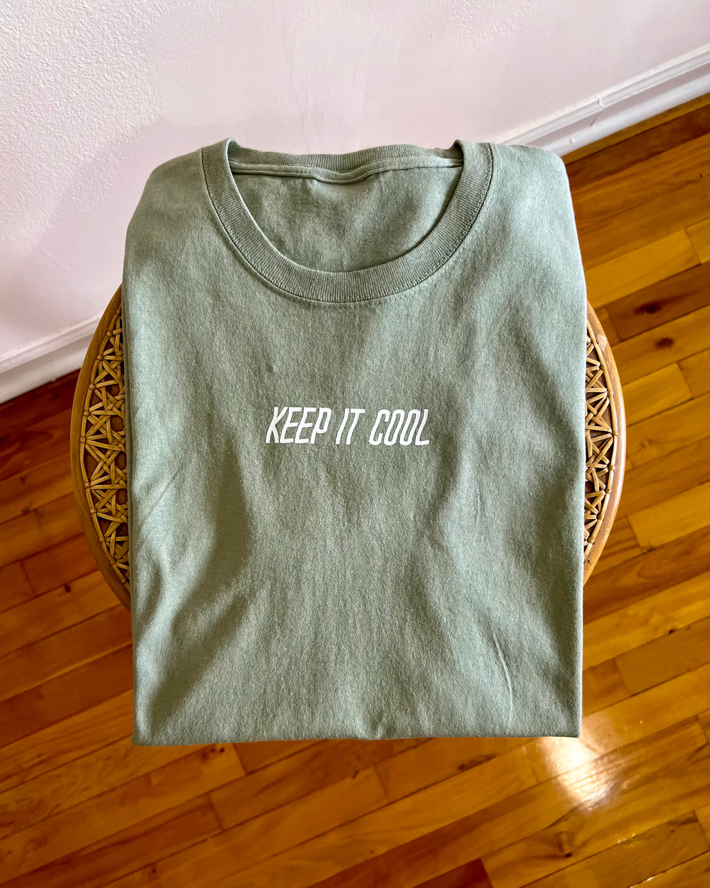 Stonewashed Green Tee