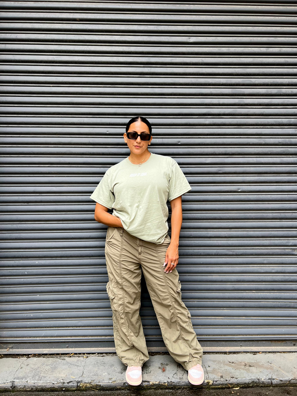 Stonewashed Green Tee